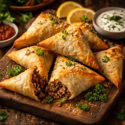 Image of Filo Lamb Triangles