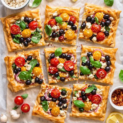 Image of Filo Phyllo Pizza Squares