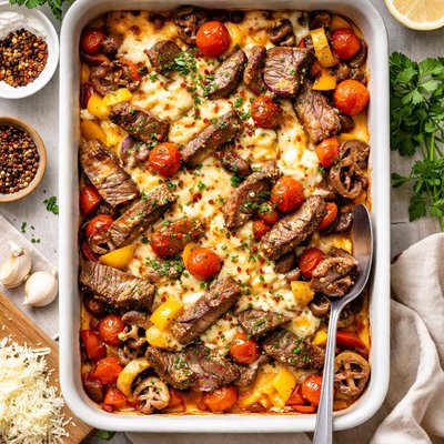 Image of Finger Licking Good Beef Steak Bake