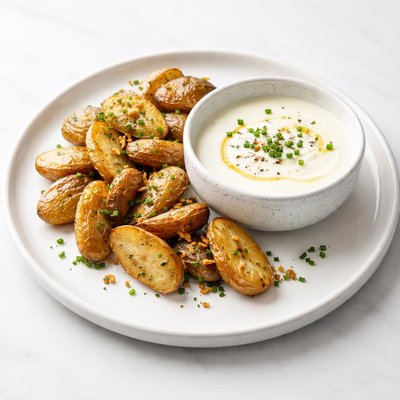 Image of Fingerling Potatoes and Goat Cheese Fondue