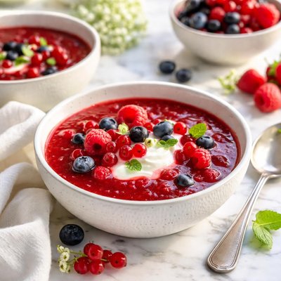 Image of Finnish Berry Soup Marjakeitto