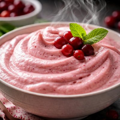 Image of Finnish Cranberry Whip Vatkattu Marjapuuro