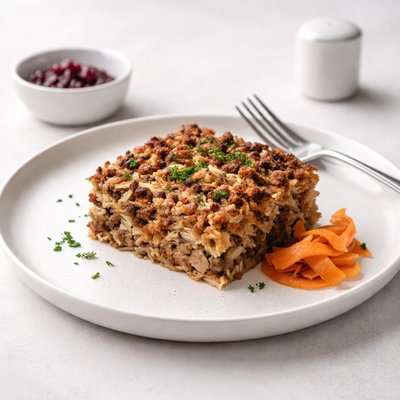 Image of Finnish Lihakaalilaatikko Meat and Cabbage Casserole