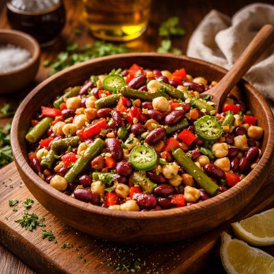 Image of Fire and Ice Bean Salad