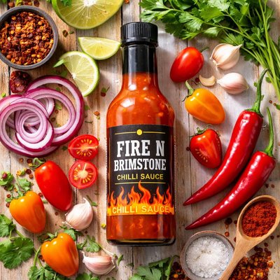 Image of Fire N Brimstone Chilli Sauce