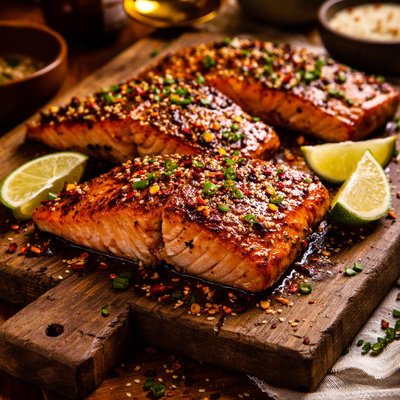 Image of Firecracker Grilled Salmon or Ocean Trout