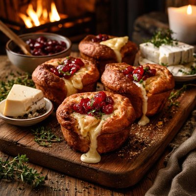 Image of Fireside Popovers with Brie