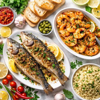 Image of Fish and Portuguese Shrimp