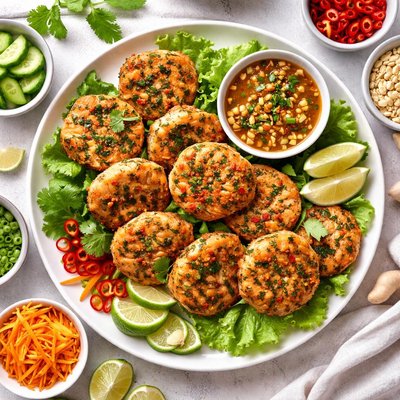 Image of Fish Cakes Thai Salmon