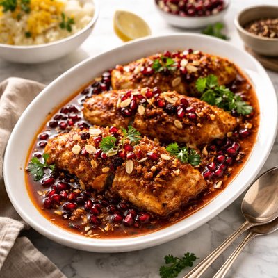 Image of Fish in Persian Sweet and Sour Sauce