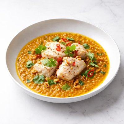 Image of Fish N Lentil Chowder Dal Machh