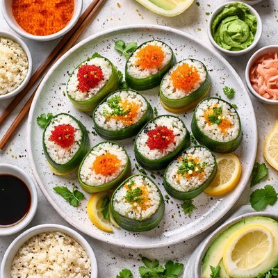 Image of Whole30 Fish Roe Sushi