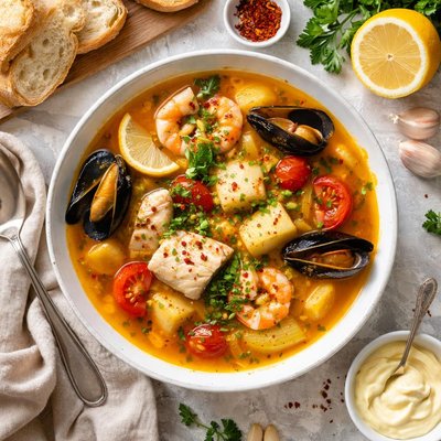 Image of Fish Soup with Saffron