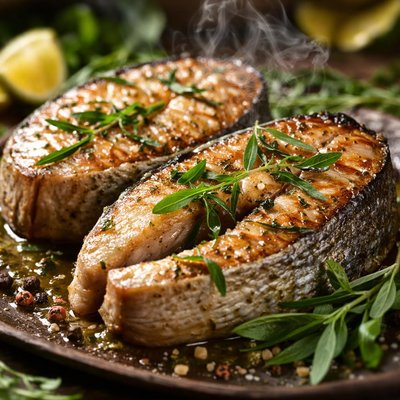Image of Fish Steaks with Tarragon
