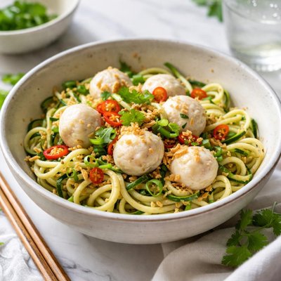 Image of Whole30 Fishball Noodles