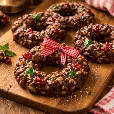 Image of Five Minute Fudge Wreaths