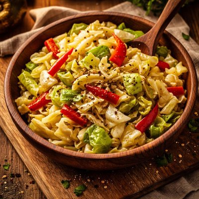 Image of Five Minute Sweet Peppered Cabbage