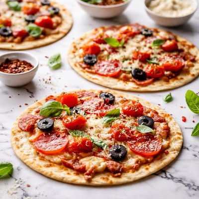 Image of Five Minute Tortilla Pizzas