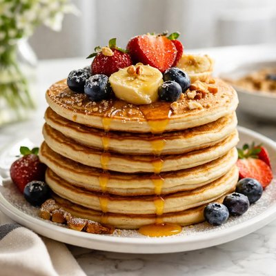 Image of Five Minute Vegan Pancakes