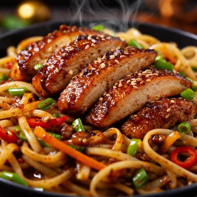 Image of Five Spice Chicken with Noodles