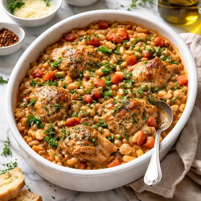 Image of Flageolet Bean Casserole