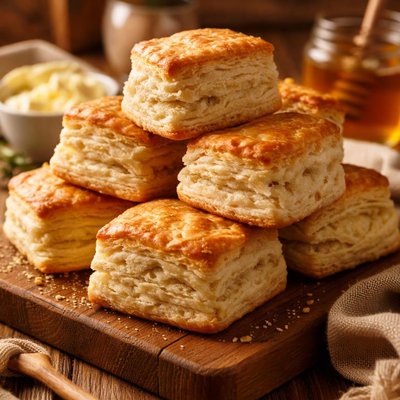 Image of Flaky Baking Powder Biscuits Scones