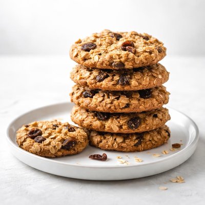 Image of Flaky Oatmeal Raisin Cookies