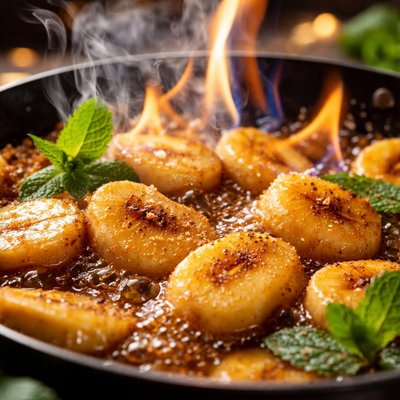 Image of Flaming Bananas