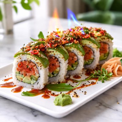 Image of Flaming Green Dragon