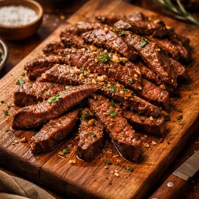 Image of Flank Steak Sizzled Strips