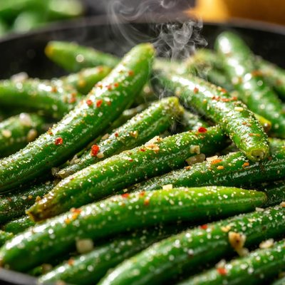 Image of Flash Fried Frozen Green Beans