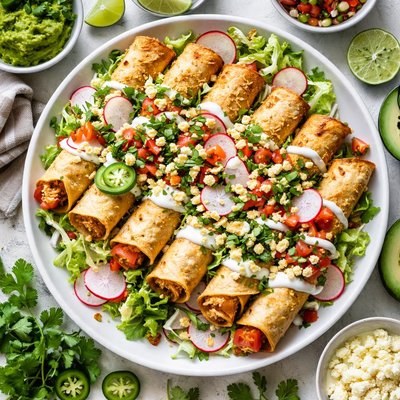 Image of Flautas with Shredded Chicken