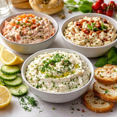 Image of Flavored Cream Cheese Spreads 3 Variations