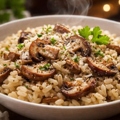 Image of Flavorful Mushroom Risotto