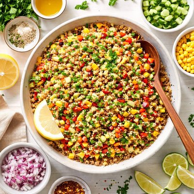 Image of Vegetarian Flavorful Rice Quinoa Mix