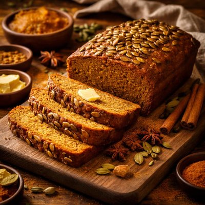 Image of Flavors of India Spiced Pumpkin Bread