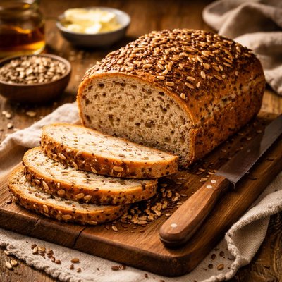 Image of Flax and Sunflower Seed Bread Abm