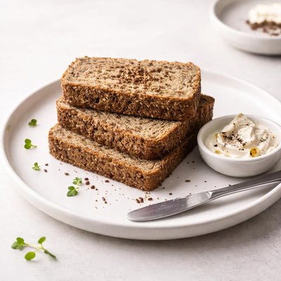 Image of Flax Bread Without Yeast Gluten Sugar or Dairy