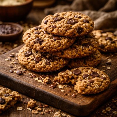 Image of Flax Oatmeal Chocolate Chip Cookies