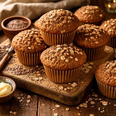 Image of Flax Seed Bran Muffins