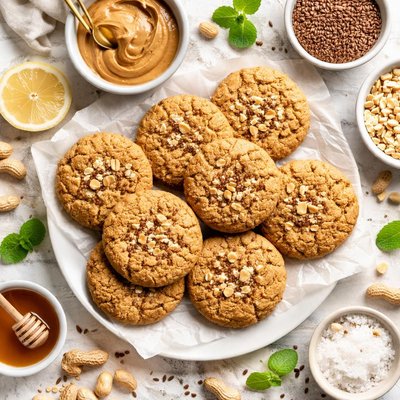 Image of Flax Seed Peanut Butter Cookies