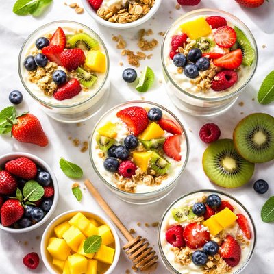 Image of Floating Fruit Parfaits