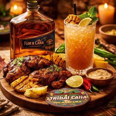 Image of Flor De Cana Tribal Cana in Celebration of Survivor Nicaragua