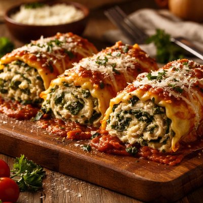 Image of Florentine Lasagna Roll