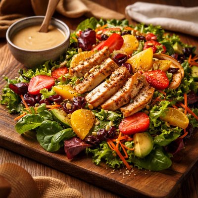 Image of Florida Salad with Ginger Dressing