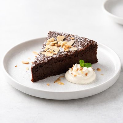 Image of Flourless Chocolate Almond Cake