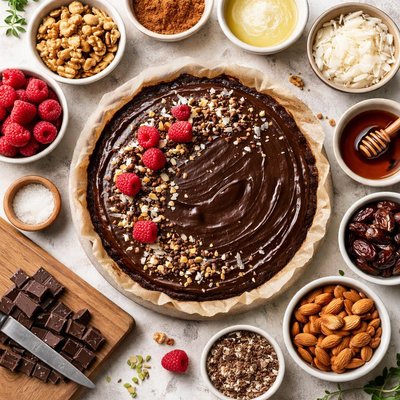 Image of Flourless Chocolate Cake Raw Food