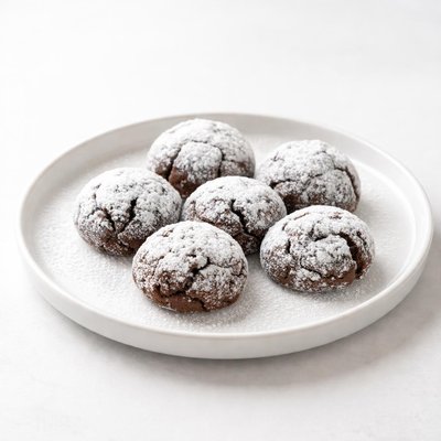 Image of Flourless Chocolate Snowball Cookies