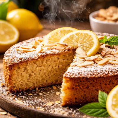 Image of Flourless Lemon Almond Cake