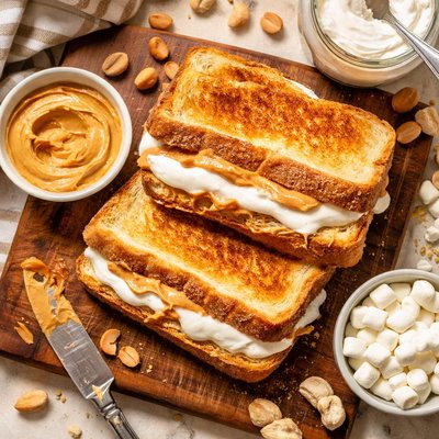 Image of Fluffer Nutter Sandwich